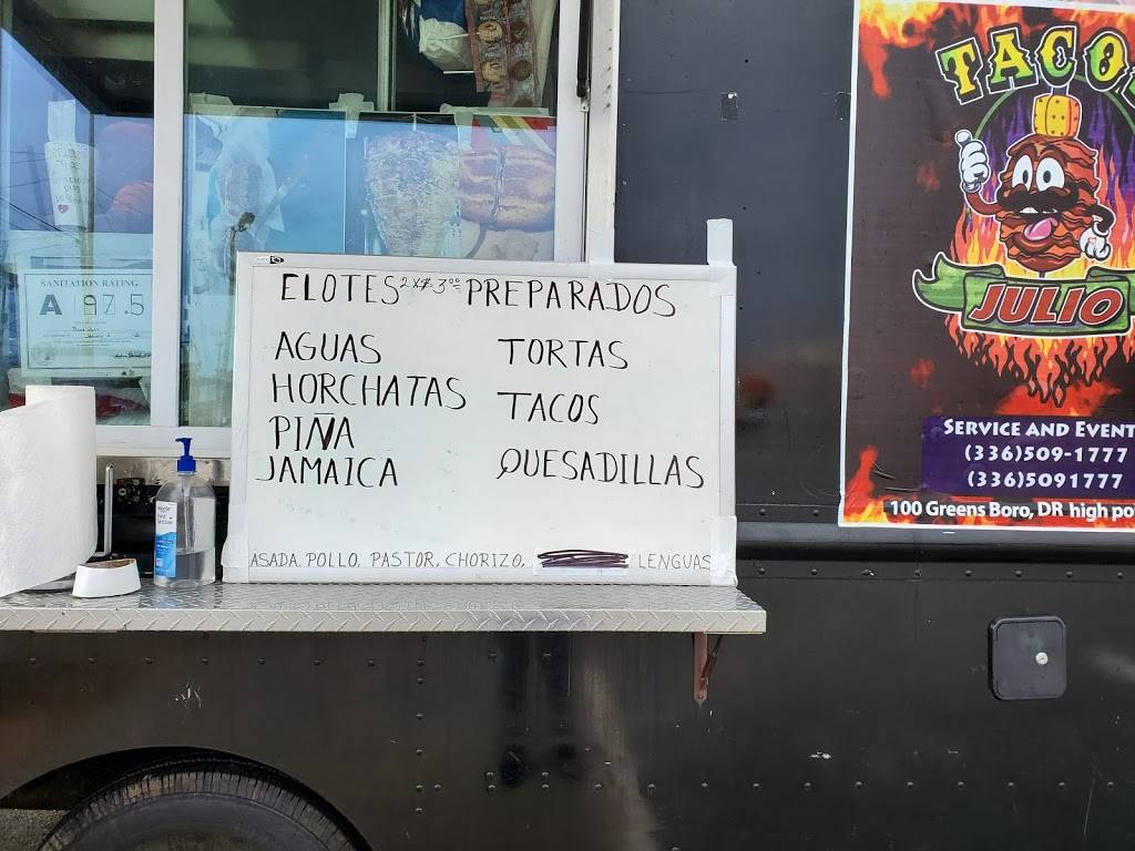 Tacos Julio | restaurant | 119 Greensboro Rd, High Point, NC 27260, USA | 3365091777 OR +1 336-509-1777