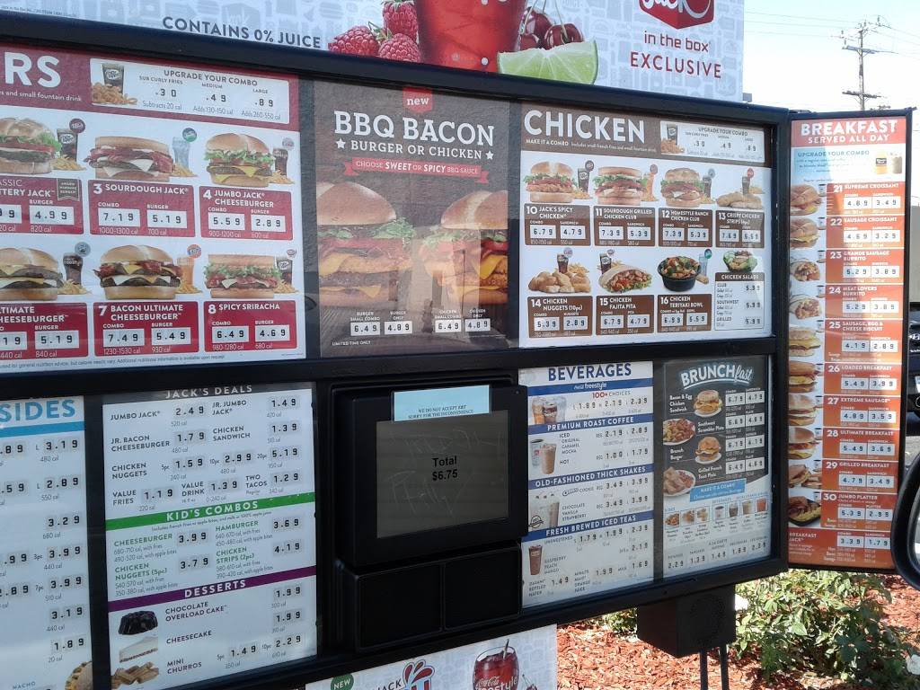 Jack in the Box | restaurant | 16945 San Fernando Mission Blvd, Granada Hills, CA 91344, USA | 8183639982 OR +1 818-363-9982