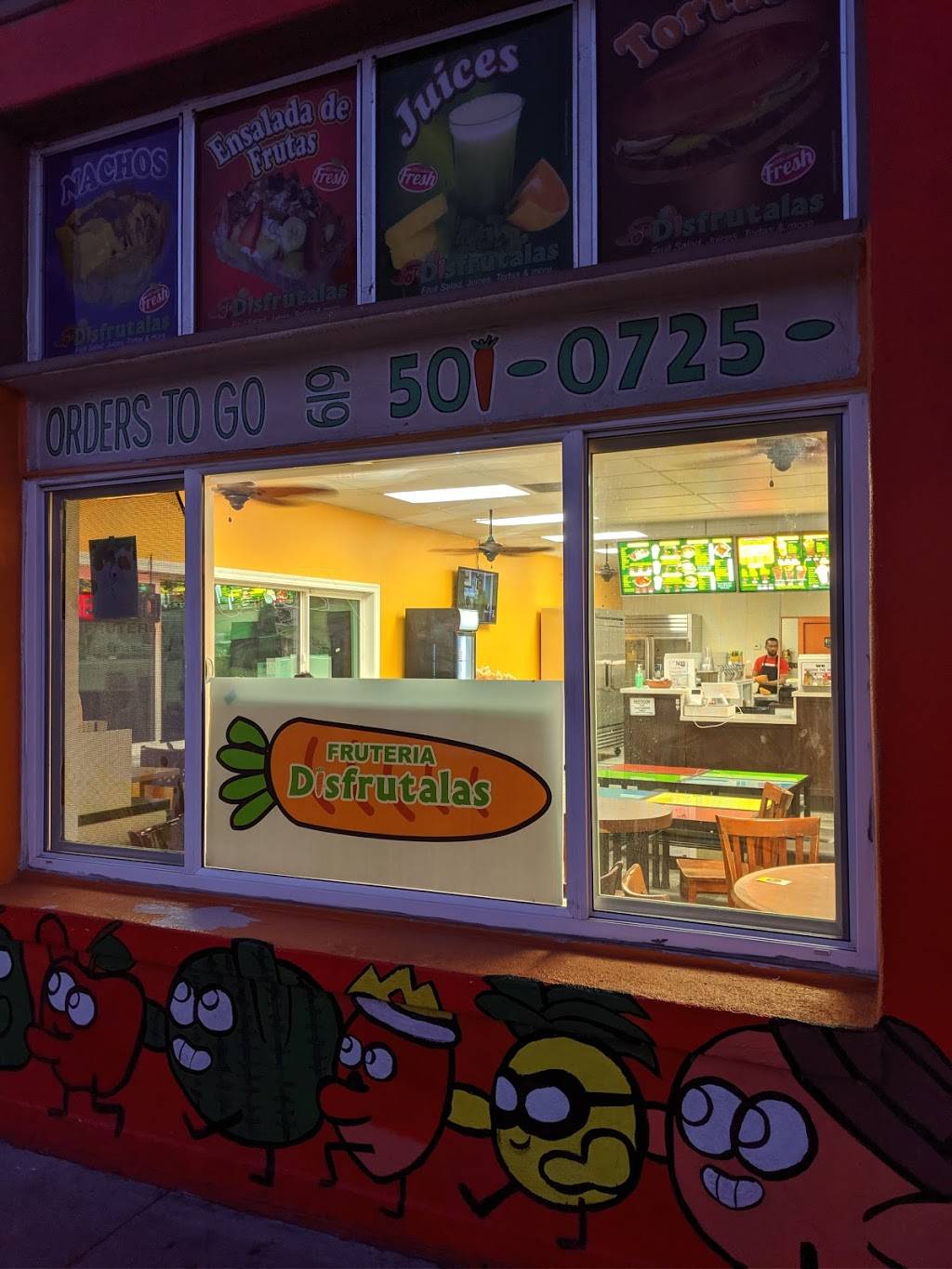 Fruteria Disfrutalas | restaurant | 3647 University Ave, San Diego, CA 92104, USA | 6195010725 OR +1 619-501-0725