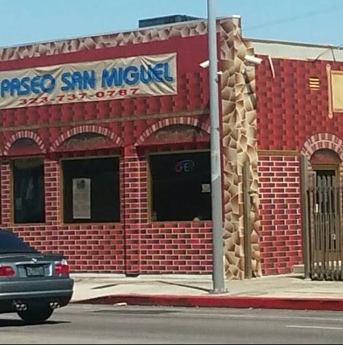 Paseo San Miguel | restaurant | 3874 S Western Ave, Los Angeles, CA 90062, USA | 3237370787 OR +1 323-737-0787