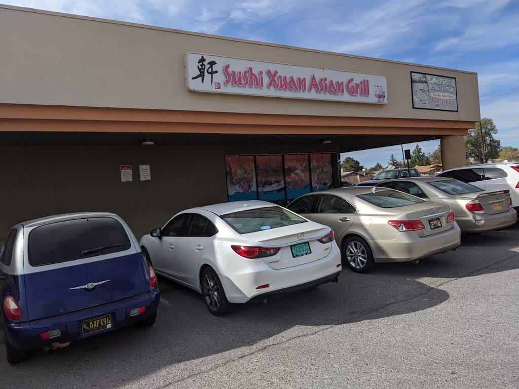 Sushi Xuan Asian Grill | restaurant | 417 Tramway Blvd NE #3, Albuquerque, NM 87123, USA | 5052002477 OR +1 505-200-2477
