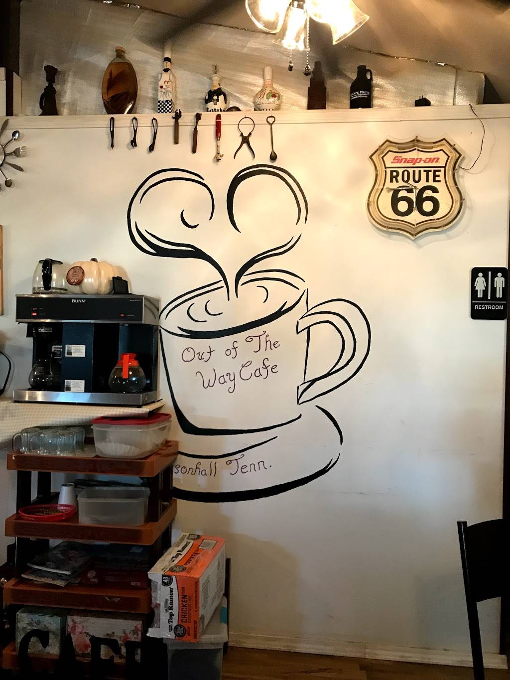 Out Of The Way Cafe | restaurant | 1870 Trimble-Mason Hall Rd, Kenton, TN 38233, USA | 7315928752 OR +1 731-592-8752