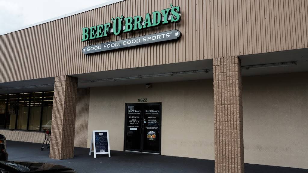 Beef O Bradys | restaurant | 9622 US-301 S, Riverview, FL 33578, USA | 8136729464 OR +1 813-672-9464