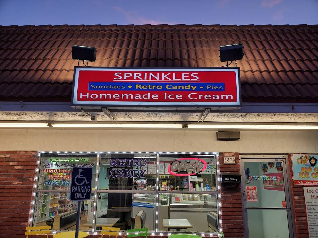 Sprinkles | restaurant | 6870 Gulf Blvd, St. Petersburg, FL 33706, USA | 7272906579 OR +1 727-290-6579