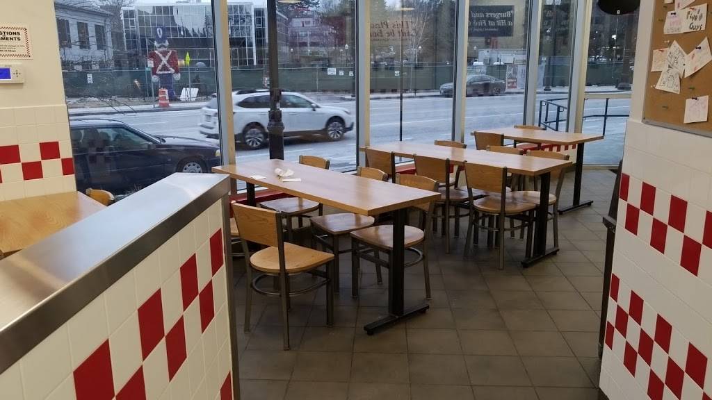 Five Guys | meal takeaway | 1250 Hancock St, Quincy, MA 02169, USA | 6174818635 OR +1 617-481-8635