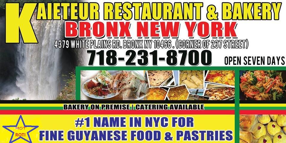 Kaieteur Restaurant Bronx | restaurant | 4379 White Plains Rd, Bronx, NY 10466, USA | 7182318700 OR +1 718-231-8700