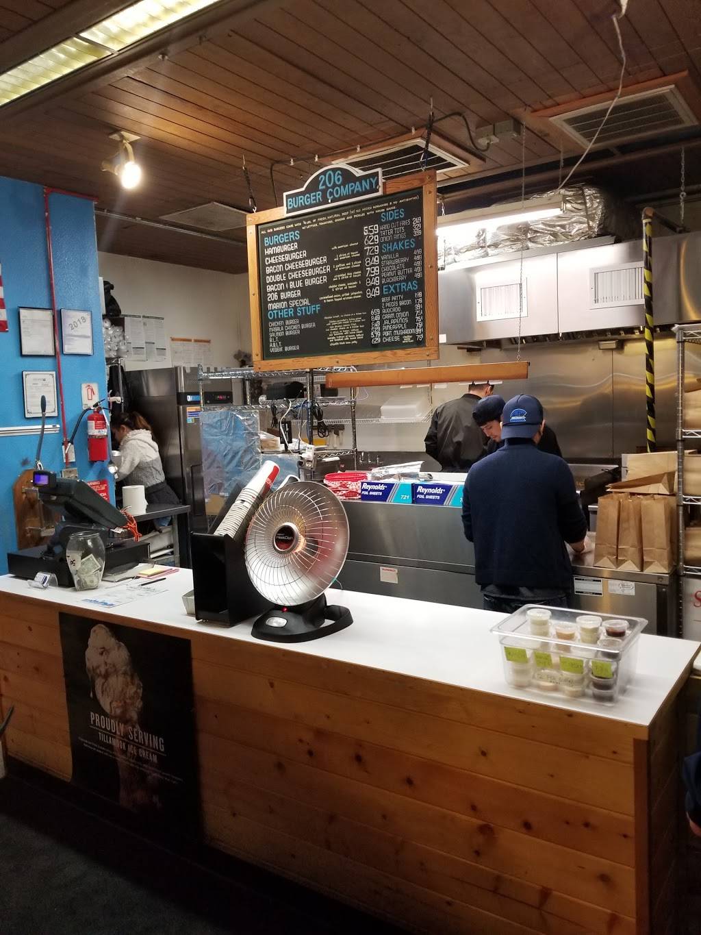 206 Burger Company | restaurant | 823 3rd Ave #106, Seattle, WA 98104, USA | 2064674450 OR +1 206-467-4450