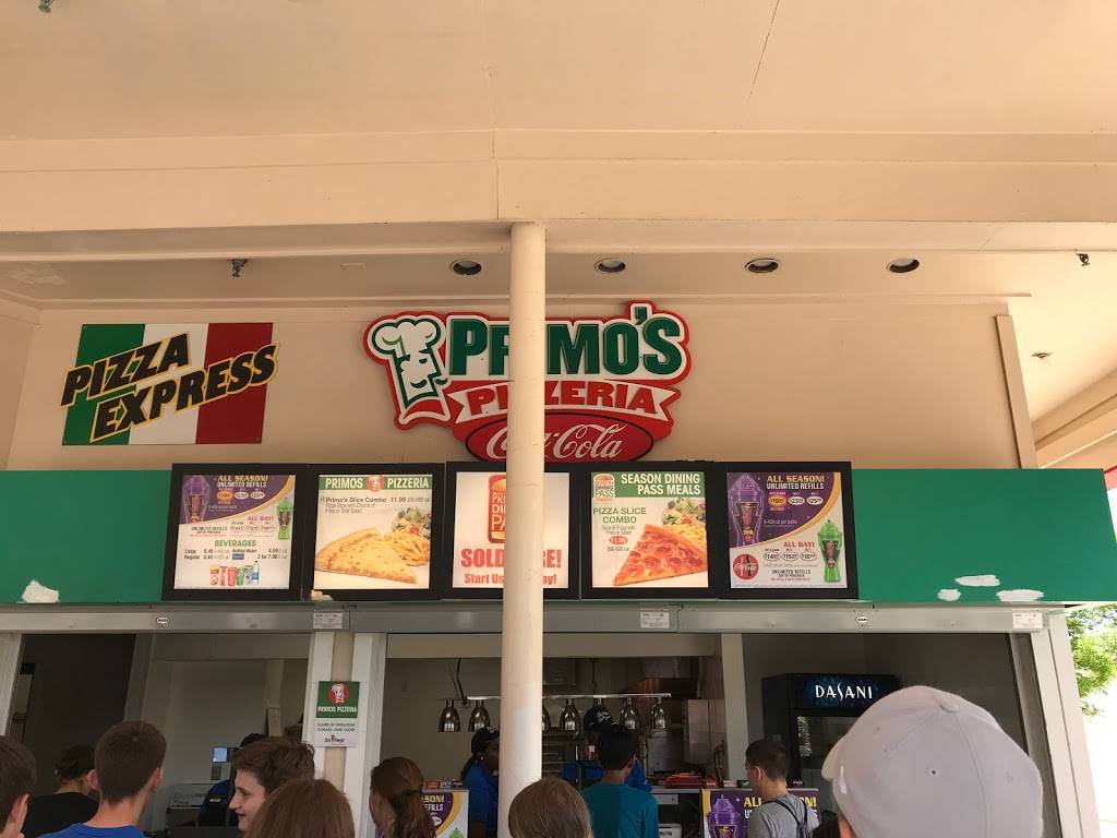 Primo’s Pizzeria | restaurant | 1 Great America Parkway, Gurnee, IL 60031, USA | 8472491776 OR +1 847-249-1776