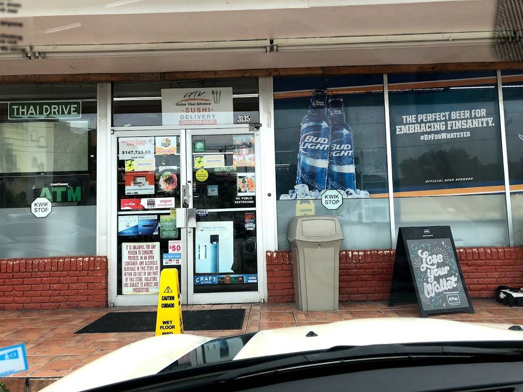 Asian Thai Kitchen Sushi | restaurant | 3135 Grand Ave, Miami, FL 33133, USA | 3053239294 OR +1 305-323-9294