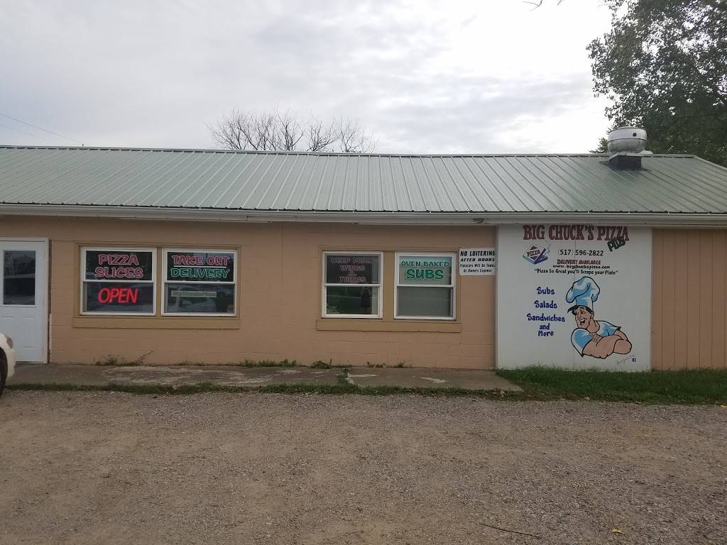 Big Chucks Pizza Plus | restaurant | 8987 Plum Orchard Rd, Munith, MI 49259, USA | 5175962822 OR +1 517-596-2822