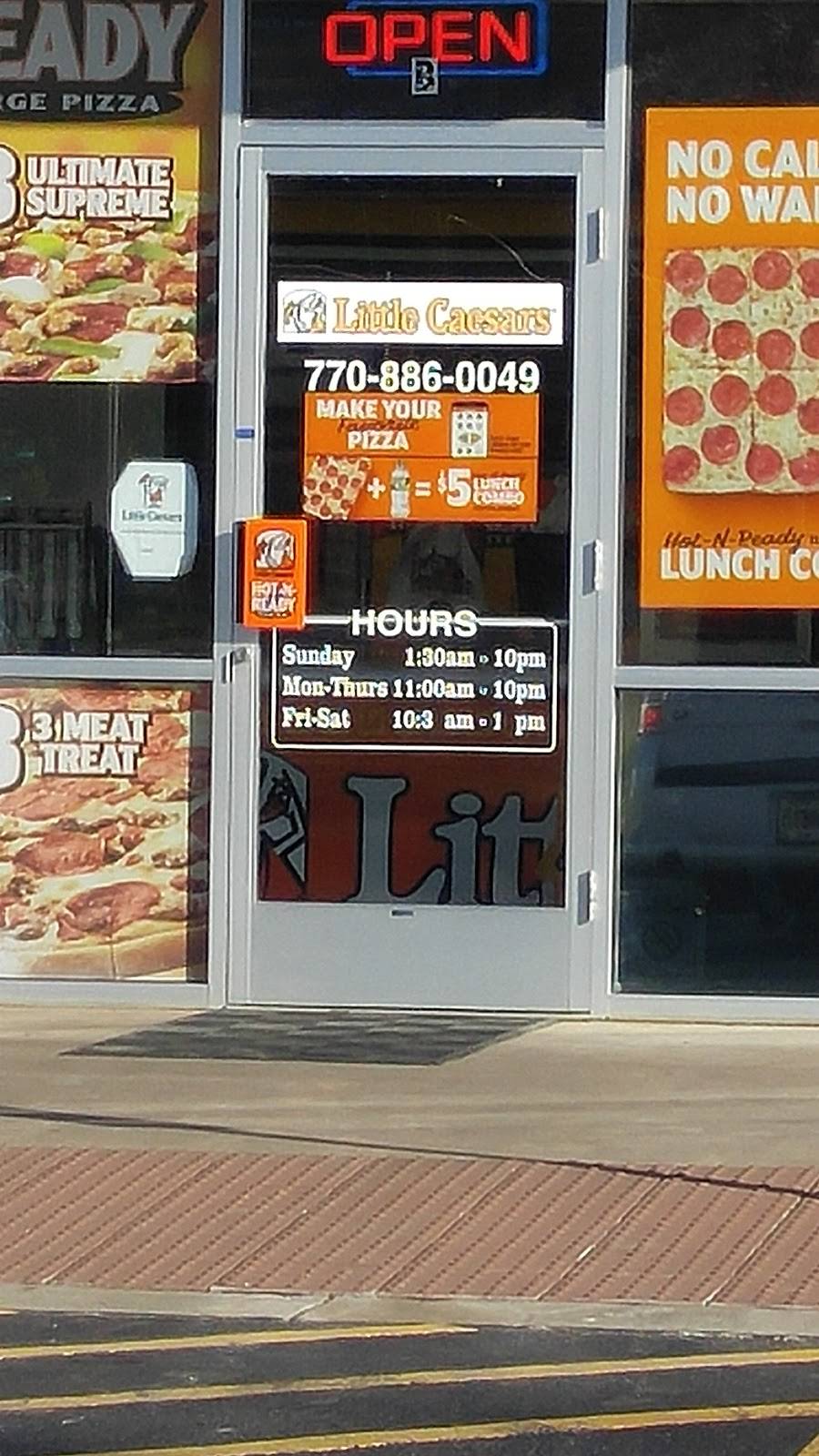 Little Caesars Pizza | meal takeaway | 3280 Keith Bridge Rd, Cumming, GA 30041, USA | 7708860049 OR +1 770-886-0049