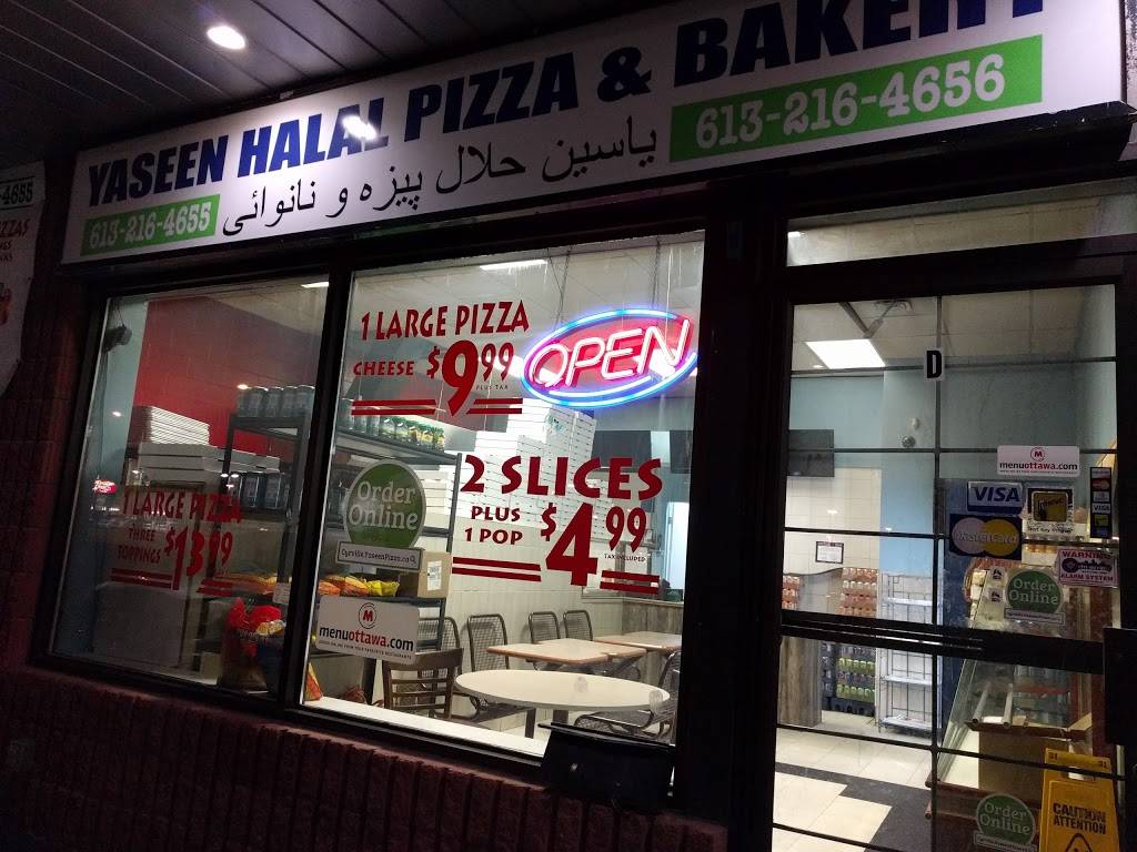 Yaseen Halal Pizza & Bakery | meal delivery | 1741 Cyrville Rd, Gloucester, ON K1B 3L8, Canada | 6132164655 OR +1 613-216-4655