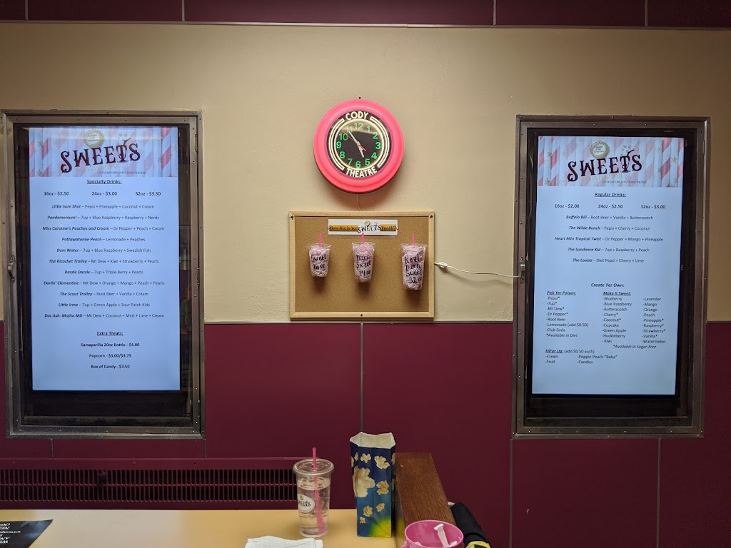 Sweets Soda Shoppe | restaurant | 1831 Sheridan Ave, Cody, WY 82414, USA | 3075786736 OR +1 307-578-6736