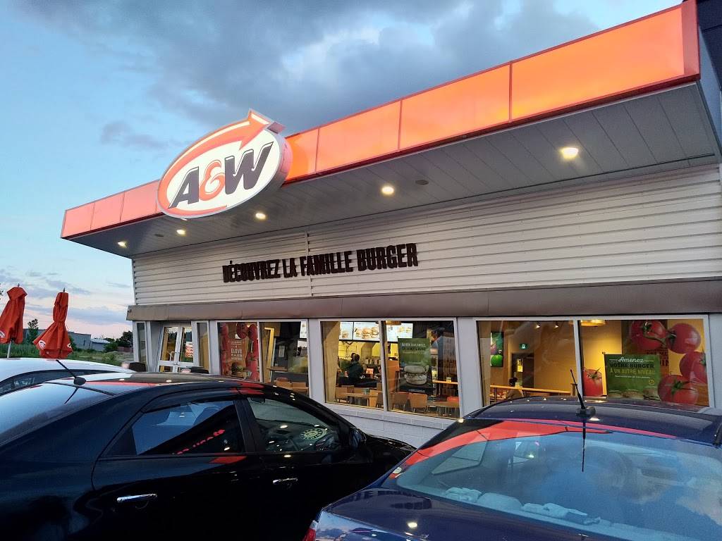 A&W Canada | restaurant | 7525 Boulevard Jean-XXIII, Trois-Rivières, QC G9A 5C9, Canada | 8198414040 OR +1 819-841-4040