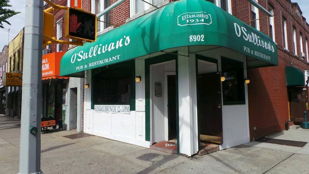 OSullivans | restaurant | 8902 3rd Ave, Brooklyn, NY 11209, USA | 7187459619 OR +1 718-745-9619