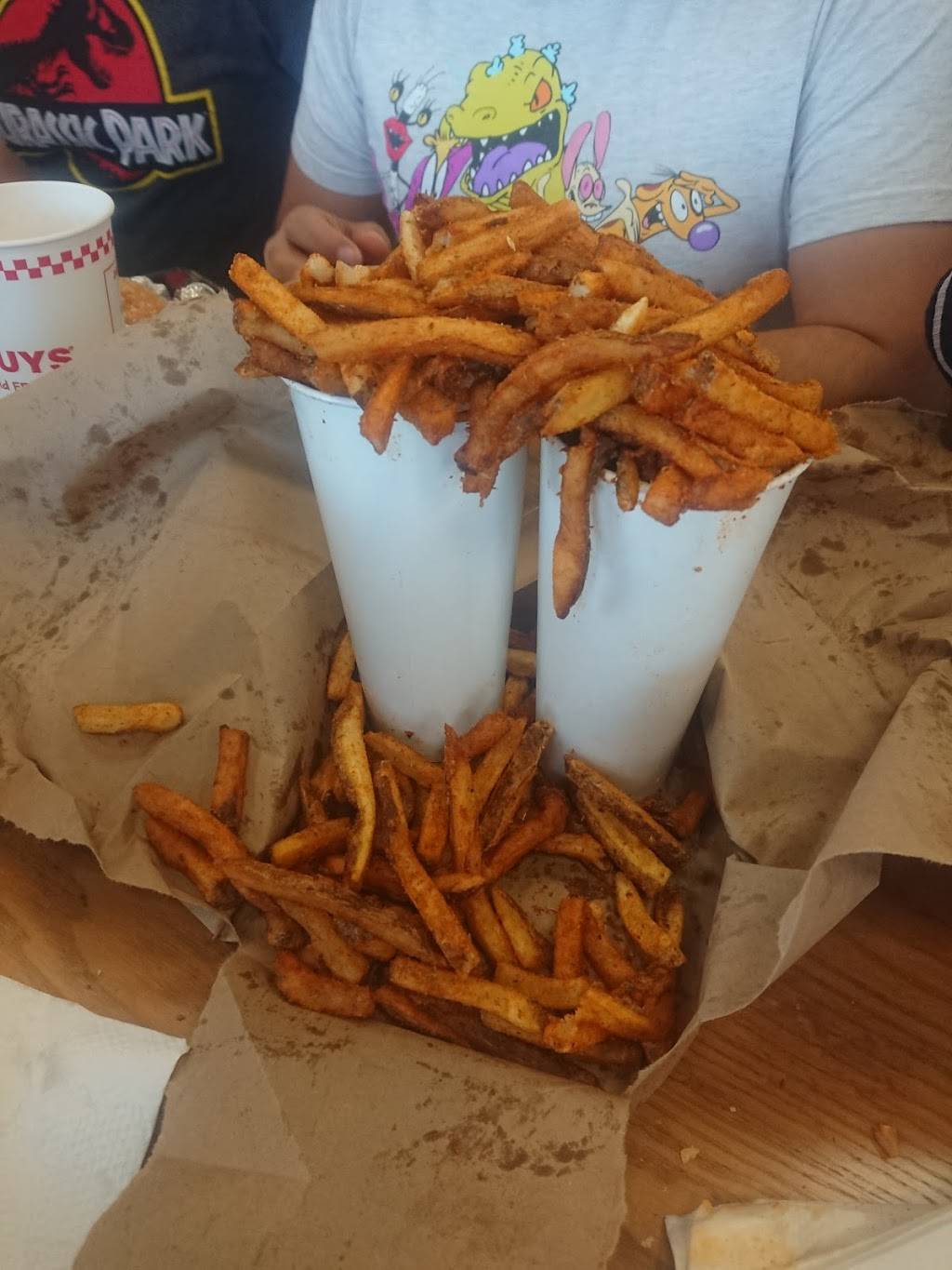 Five Guys | meal takeaway | 8505 S Main St, Houston, TX 77025, USA | 7136622075 OR +1 713-662-2075