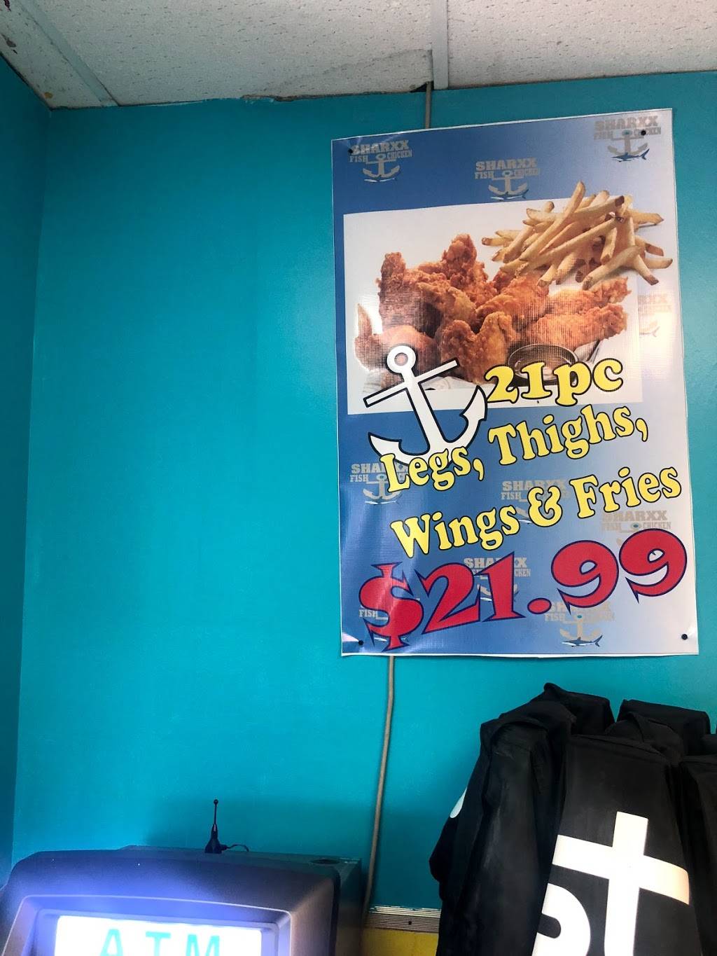 Sharxx - fish & chicken | restaurant | 2099 Clark Rd, Gary, IN 46404, USA | 2198063155 OR +1 219-806-3155