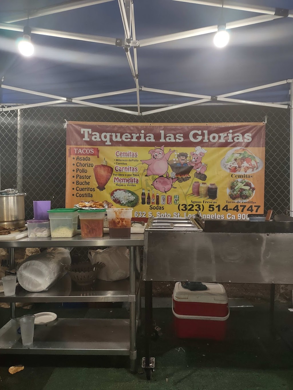 Taqueria Las Glorias | restaurant | 632 S Soto St, Los Angeles, CA 90033, USA | 3235144747 OR +1 323-514-4747