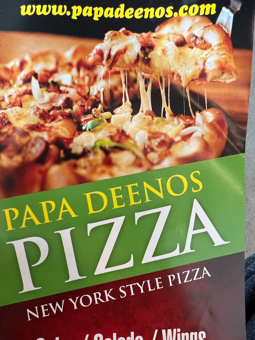 Papa Deeno’s Pizza | restaurant | 25739 Branch Rail Dr Suite 120, Chantilly, VA 20152, USA | 7033271700 OR +1 703-327-1700