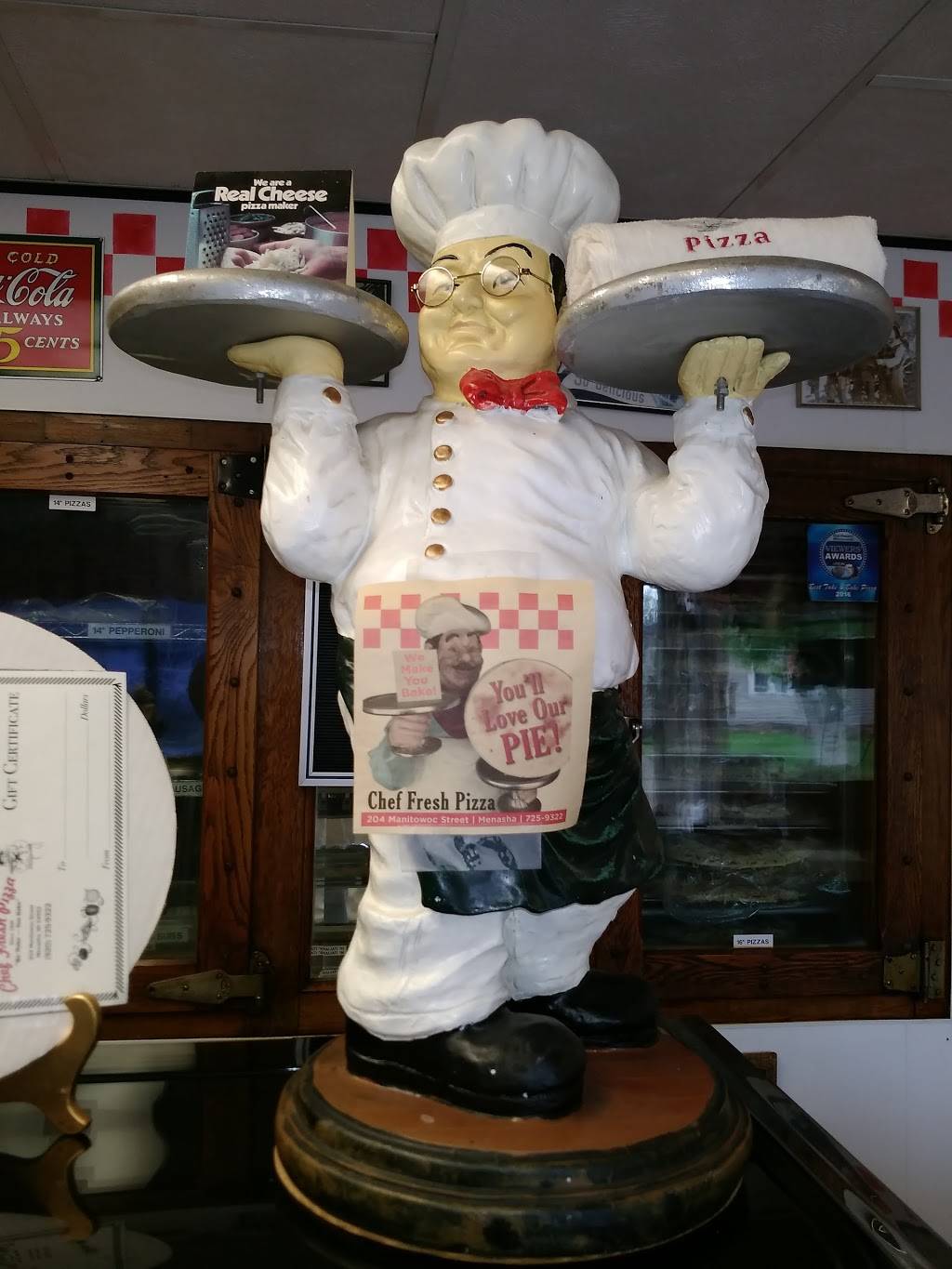 Chef Fresh Pizza | restaurant | 204 Manitowoc St, Menasha, WI 54952, USA | 9207259322 OR +1 920-725-9322