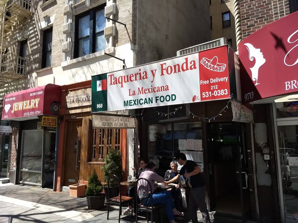 Taqueria Y Fonda | meal delivery | 968 Amsterdam Ave, New York, NY 10025, USA | 2125310383 OR +1 212-531-0383