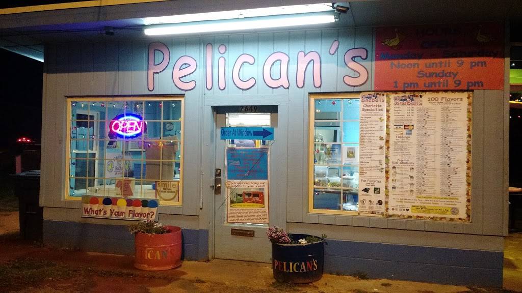 Pelicans Snoballs: North Tryon | restaurant | 7649 N Tryon St, Charlotte, NC 28262, USA | 9802297530 OR +1 980-229-7530