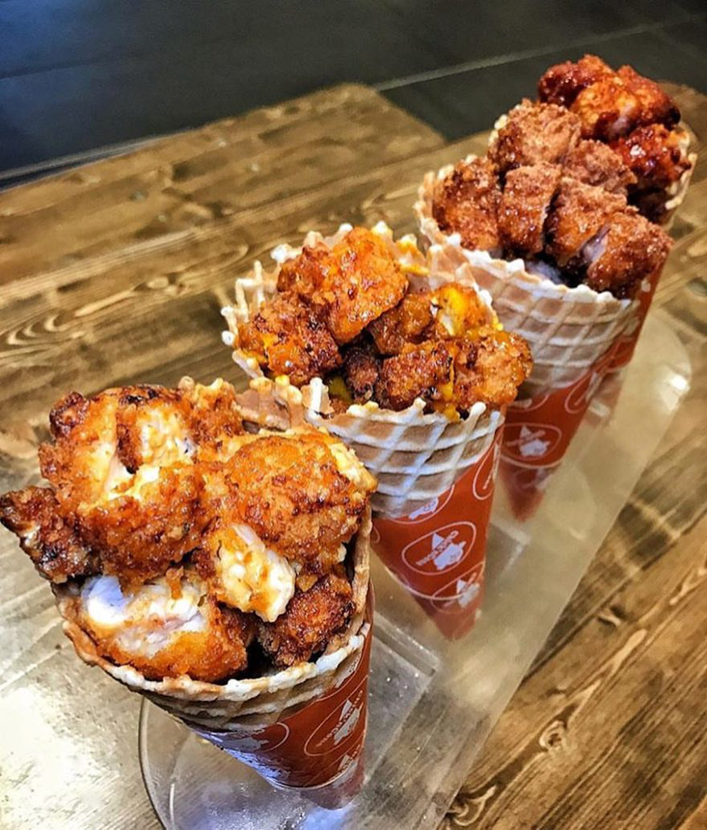 ChicknCone | restaurant | 1919 N Shepherd Dr Suite B, Houston, TX 77008, USA | 7133937806 OR +1 713-393-7806