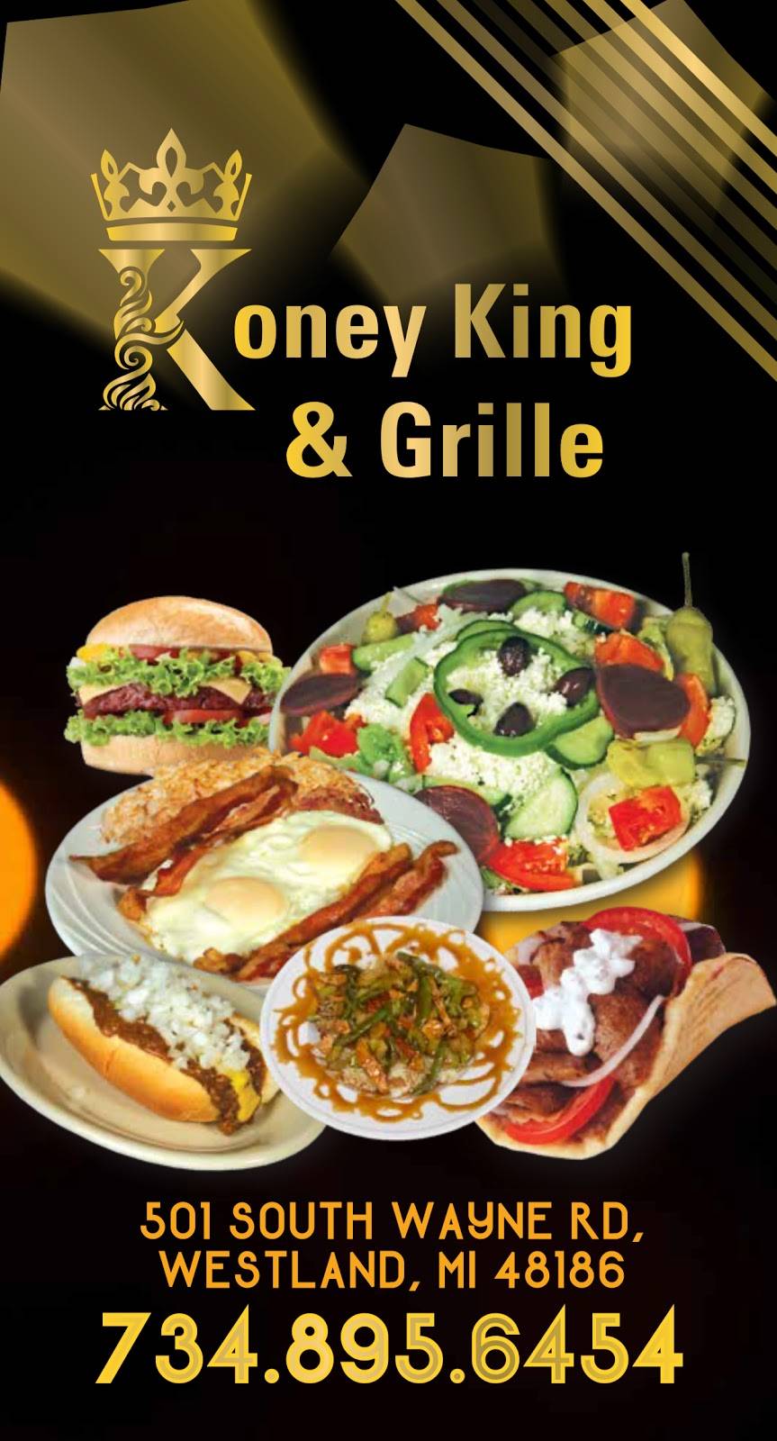 Koney King & Grille | restaurant | 501 S Wayne Rd, Westland, MI 48186, USA | 7348956454 OR +1 734-895-6454
