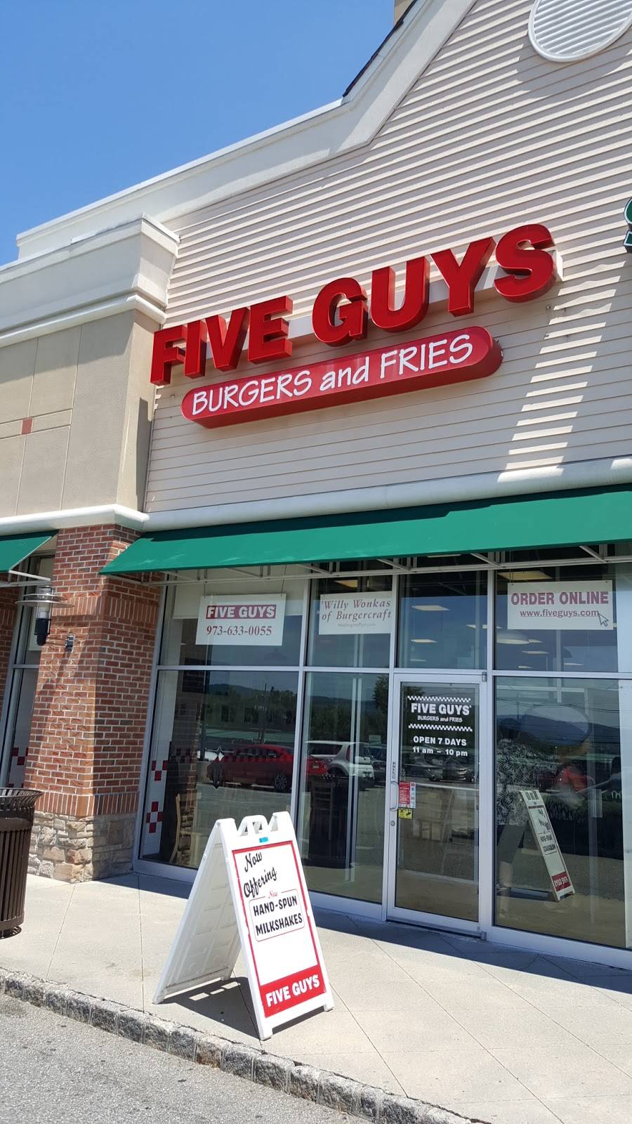 Five Guys | meal takeaway | 1610 NJ-23, Wayne, NJ 07470, USA | 9736330055 OR +1 973-633-0055