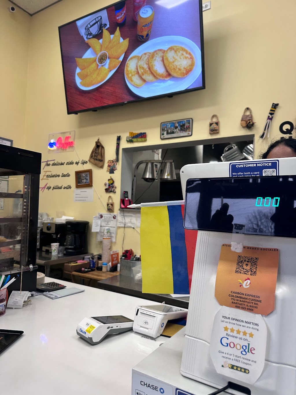 Carbon Express Colombian Cuisine | restaurant | 772 W Bartlett Rd, Bartlett, IL 60103, USA | 6304549758 OR +1 630-454-9758