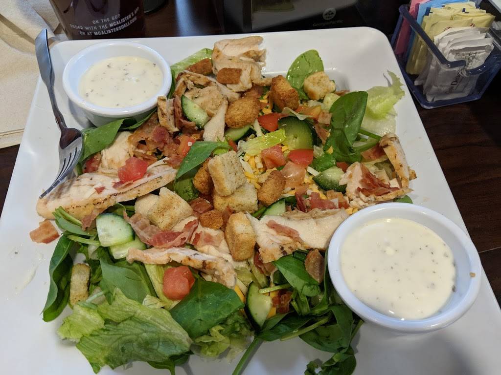 McAlisters Deli | restaurant | 4701 183A B, Cedar Park, TX 78613, USA | 5122603354 OR +1 512-260-3354