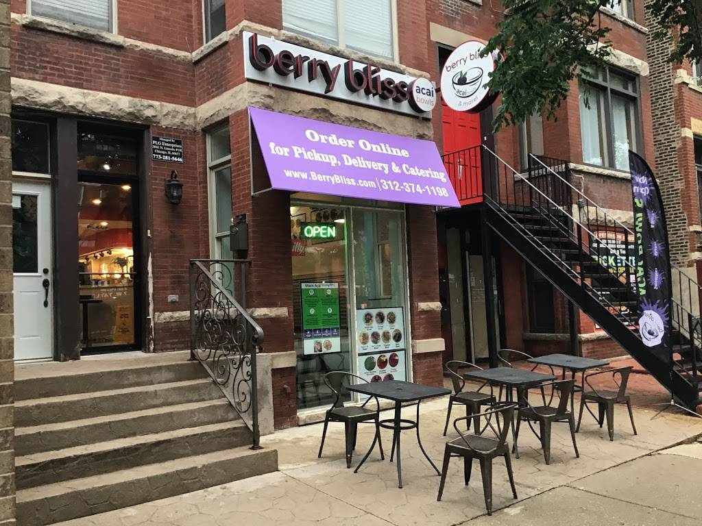 Berry Bliss Açaí Bowls & More | meal takeaway | 1516 W Taylor St, Chicago, IL 60607, USA | 3123741198 OR +1 312-374-1198