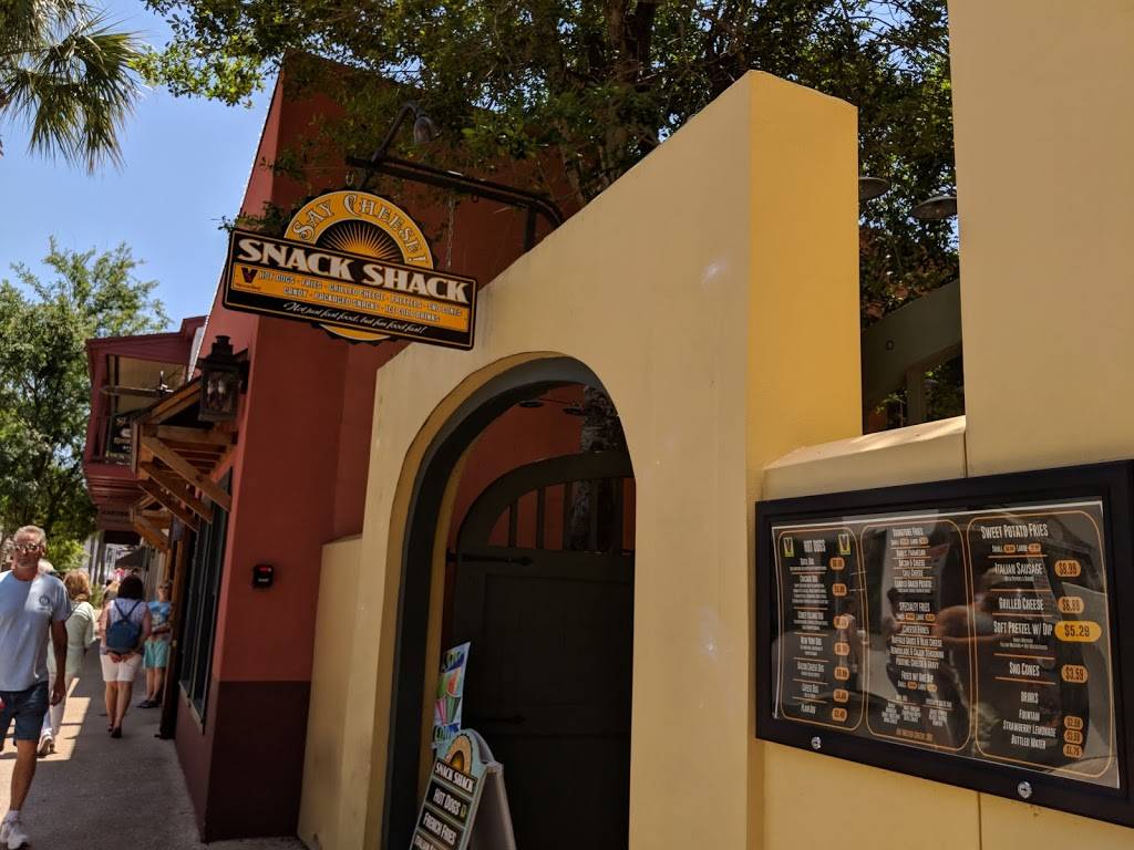 Snack Shack | restaurant | 100 St George St, St. Augustine, FL 32084, USA | 9042170170 OR +1 904-217-0170