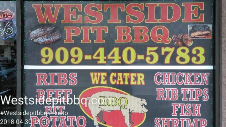 Westside Pit Bbq | restaurant | 519 W Foothill Blvd, Rialto, CA 92376, USA | 9094405783 OR +1 909-440-5783