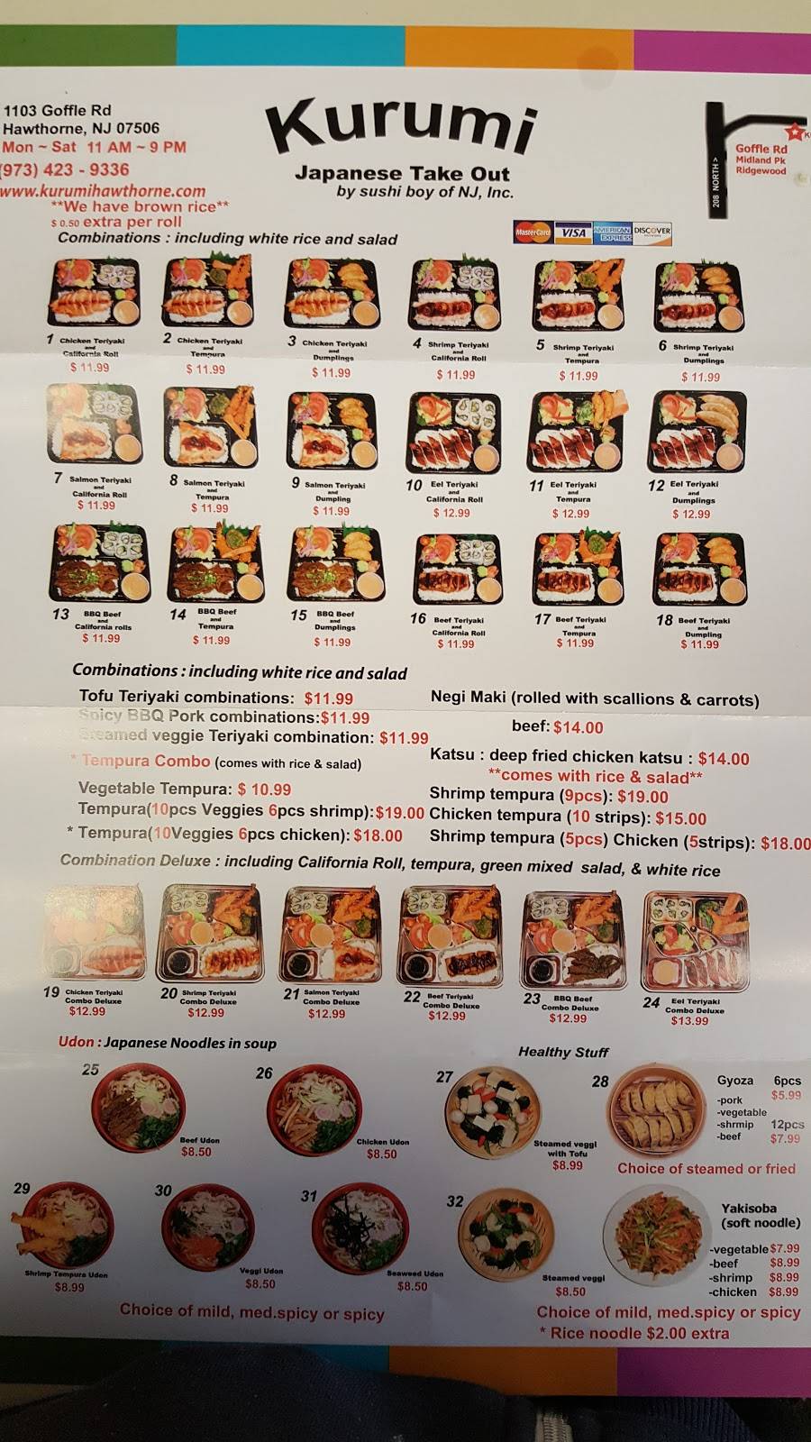 Kurumi | restaurant | 1103 Goffle Rd #4, Hawthorne, NJ 07506, USA | 9734239336 OR +1 973-423-9336