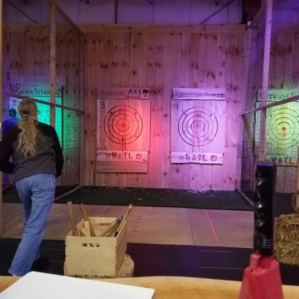 Generation Axe Throwing | restaurant | 90 Fuller Rd, Colonie, NY 12205, USA | 5187127070 OR +1 518-712-7070