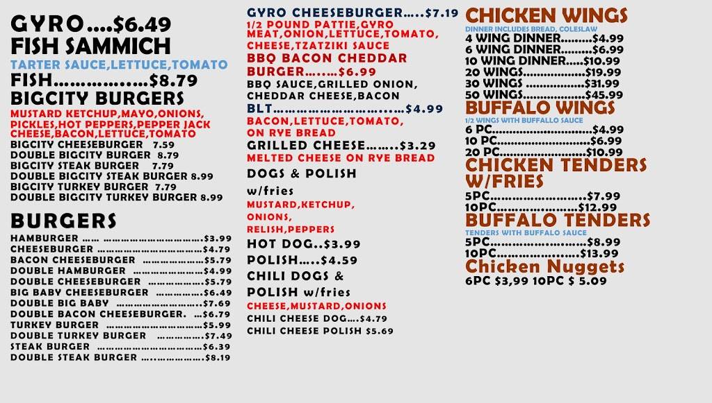 BigCity CheeseSteaks | restaurant | 6421 Columbia Ave, Hammond, IN 46320, USA | 2199377978 OR +1 219-937-7978