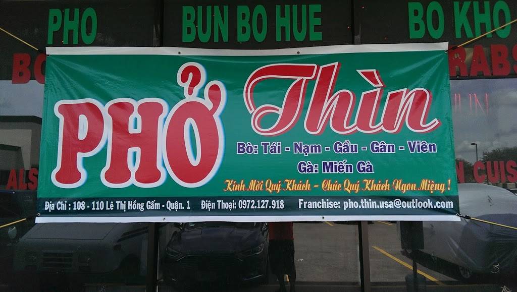 Pho THIN | restaurant | 10904 Scarsdale Blvd, Houston, TX 77089, USA | 2814646809 OR +1 281-464-6809