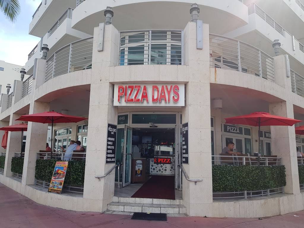 Pizza Days | meal takeaway | 448 Ocean Dr #6614, Miami Beach, FL 33139, USA | 3053978100 OR +1 305-397-8100