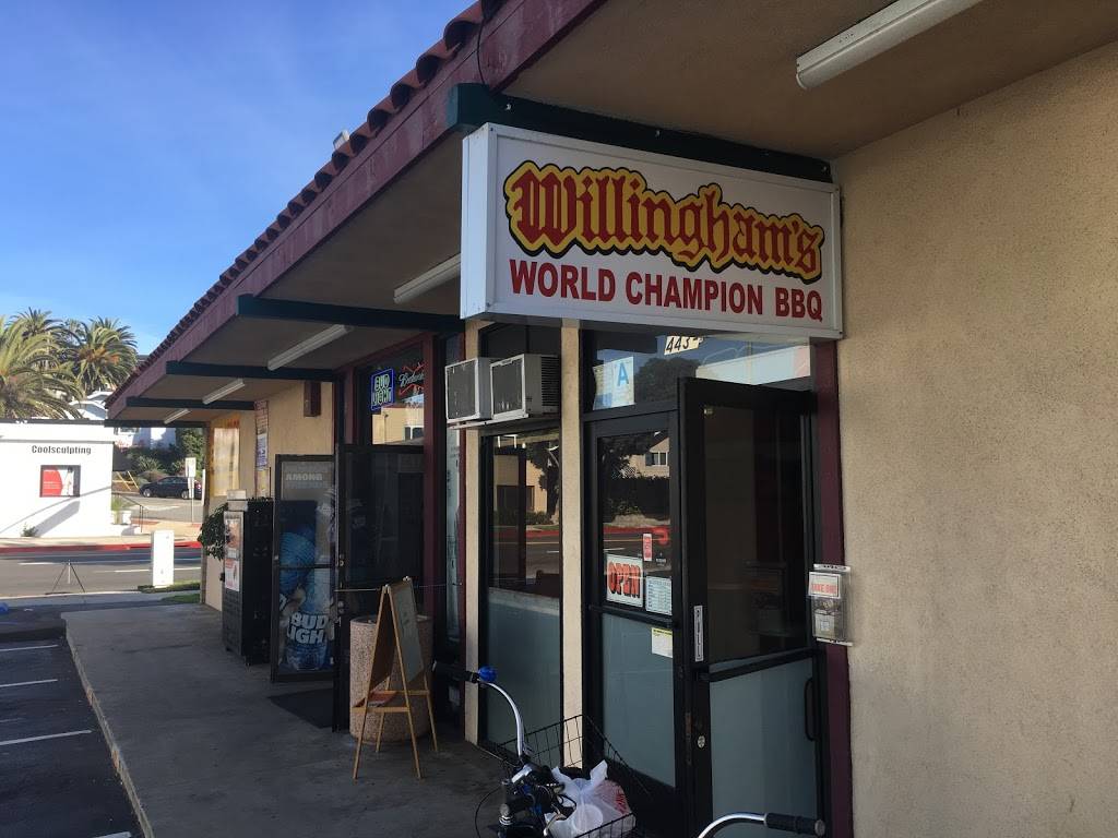 Willinghams World Champion BBQ | restaurant | 443 S Pacific Coast Hwy #A, Redondo Beach, CA 90277, USA | 4243904300 OR +1 424-390-4300