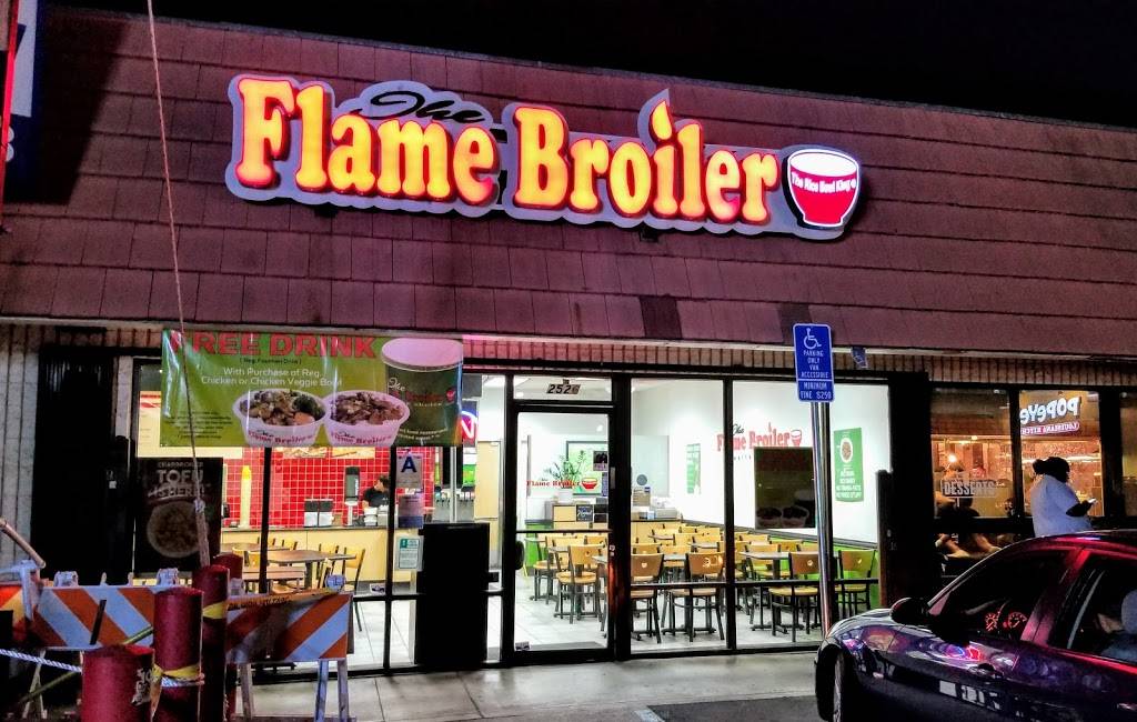The Flame Broiler | restaurant | 2526 S Figueroa St, Los Angeles, CA 90007, USA | 2137458923 OR +1 213-745-8923