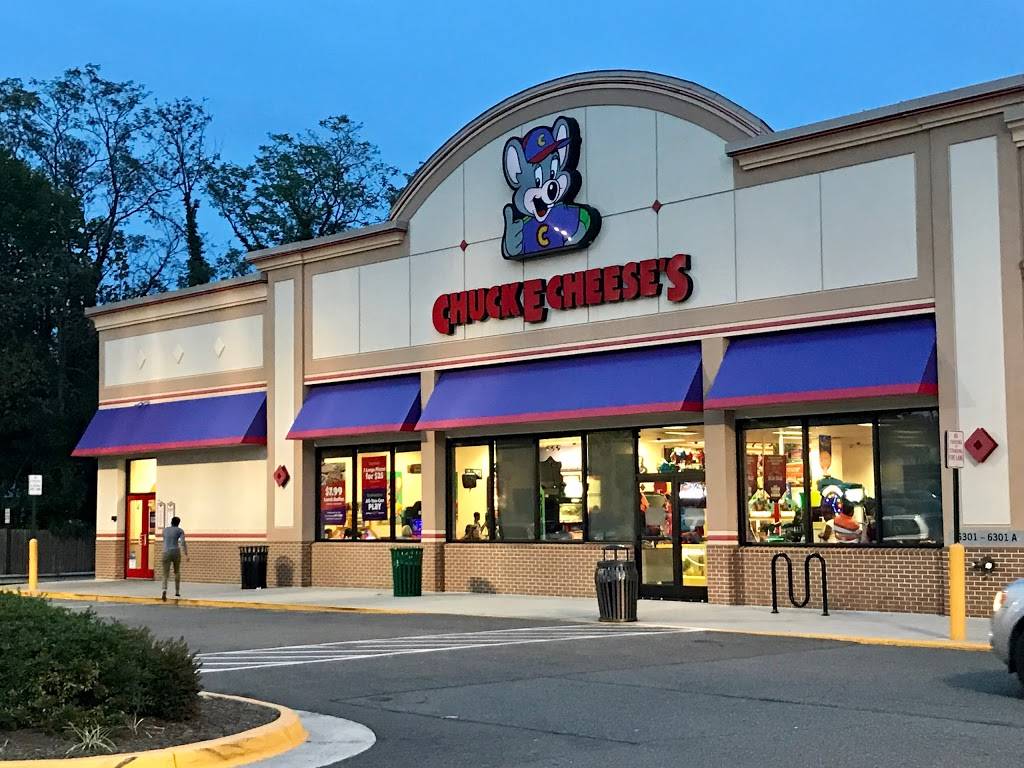 Chuck E. Cheeses | restaurant | 6301 Richmond Hwy, Alexandria, VA 22306, USA | 7037211500 OR +1 703-721-1500