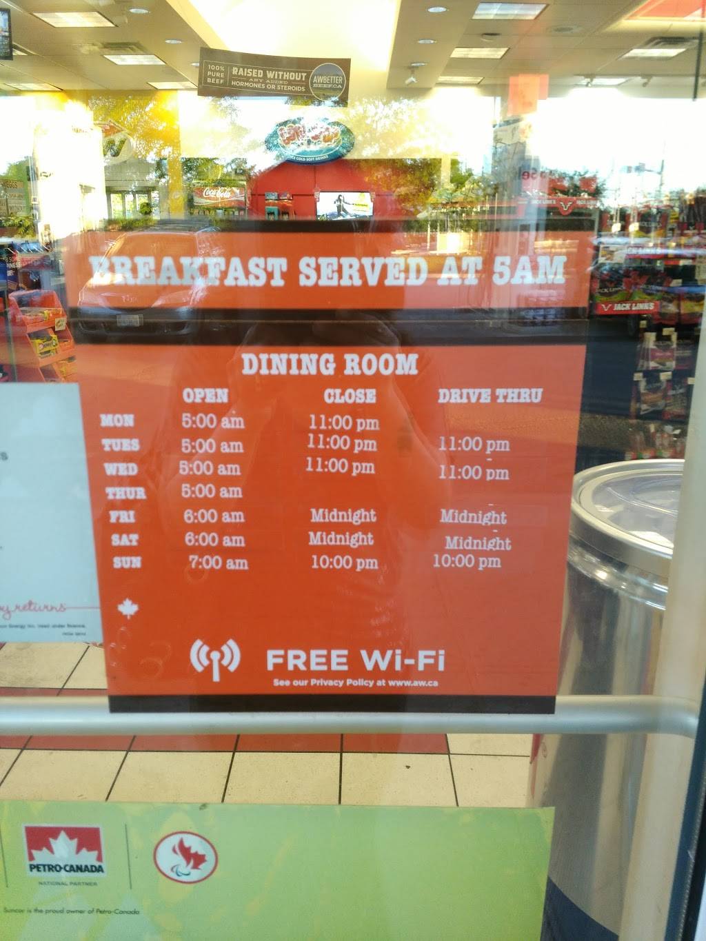 A&W Canada | restaurant | 5 Sandalwood Pkwy W, Brampton, ON L7A 1J6, Canada | 9058467880 OR +1 905-846-7880