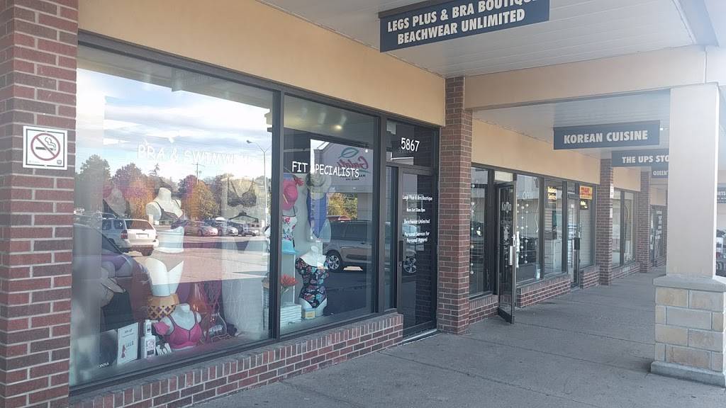 Legs Plus Inc & Bra Boutique | restaurant | 5867 Leslie St, North York, ON M2H 1J8, Canada | 4164972350 OR +1 416-497-2350