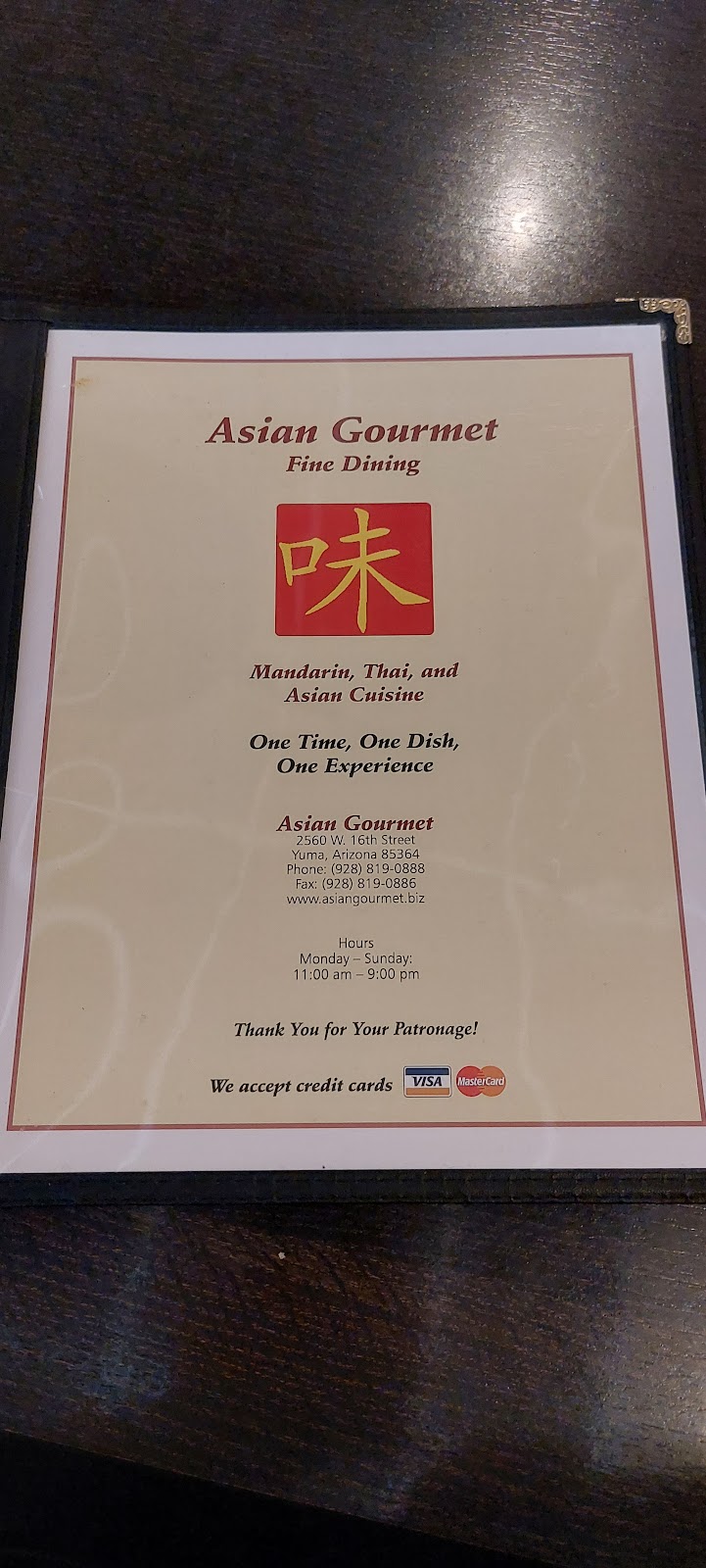 Asian Gourmet | restaurant | 2560 W 16th St, Yuma, AZ 85364, USA | 9288190888 OR +1 928-819-0888