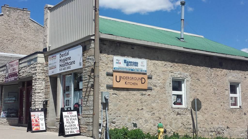 Underground Kitchen | restaurant | 152 St Andrew St W Rear, Menzies Lane, Fergus, ON N1M 1N5, Canada | 2263837684 OR +1 226-383-7684