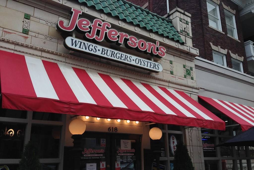 Jeffersons Chattanooga | restaurant | 618 Georgia Ave, Chattanooga, TN 37402, USA | 4237101560 OR +1 423-710-1560