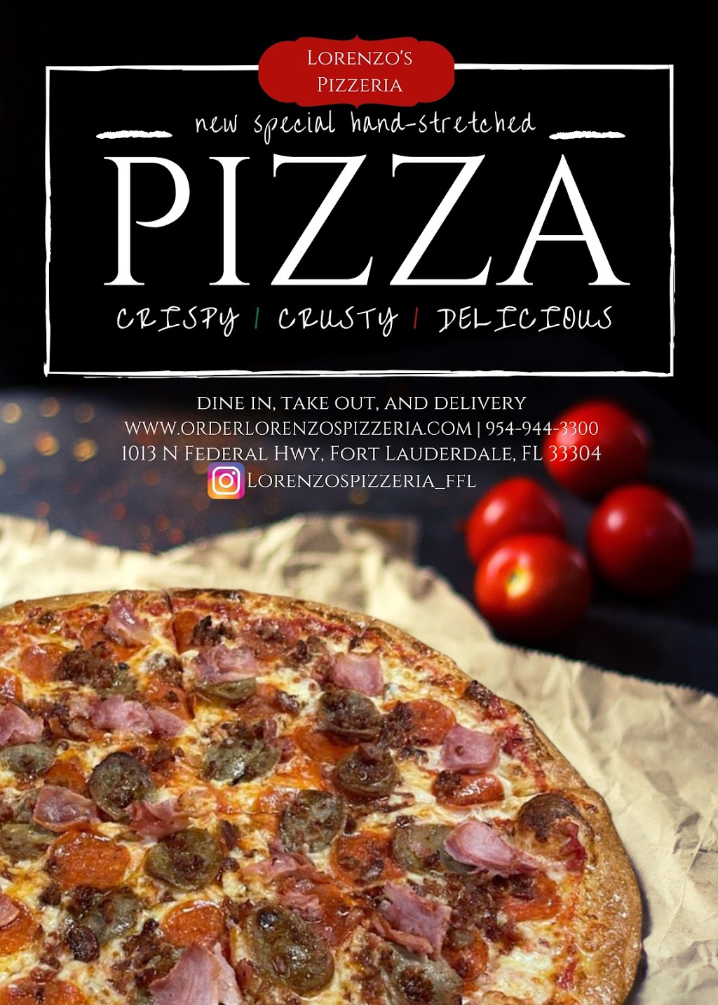 Lorenzo’s Pizzeria | restaurant | 1013 N Federal Hwy, Fort Lauderdale, FL 33304, USA | 9549443300 OR +1 954-944-3300