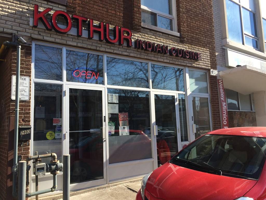 Kothur Indian Cuisine | restaurant | 2403 Lake Shore Blvd W, Etobicoke, ON M8V 1C5, Canada | 4162535047 OR +1 416-253-5047