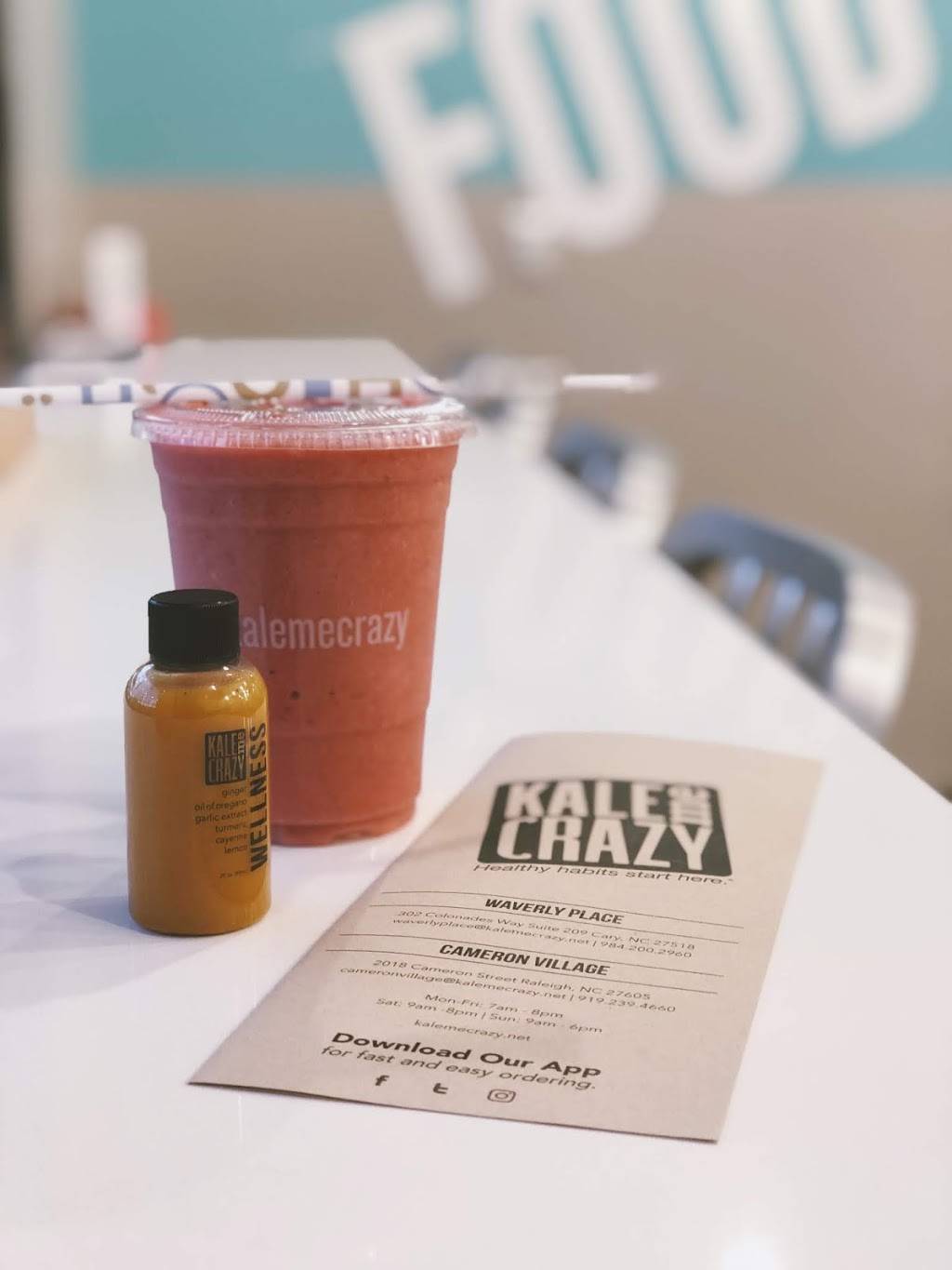 Kale Me Crazy | restaurant | 2018 Cameron St, Raleigh, NC 27605, USA | 9192394660 OR +1 919-239-4660